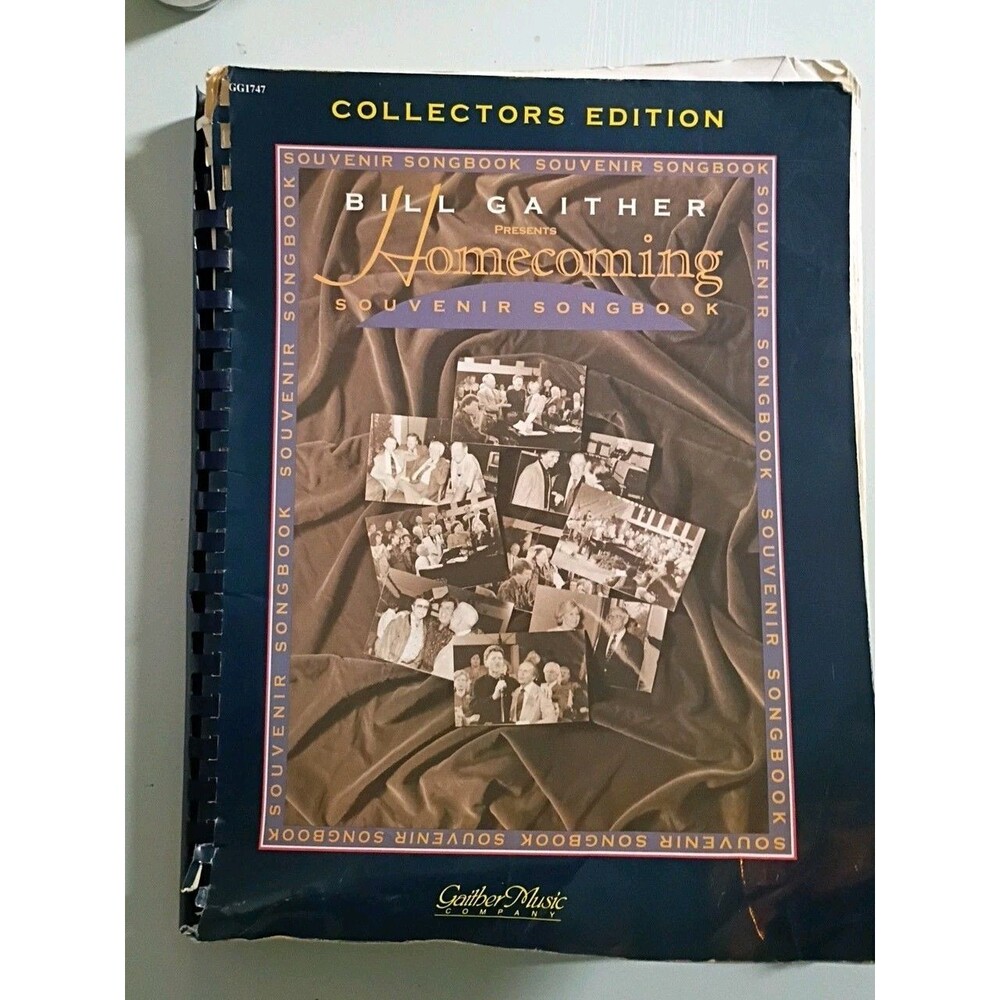 Bill Gaither Songbook Homecoming Souvenir Collector's Ed. 171 Pgs Sheet Music